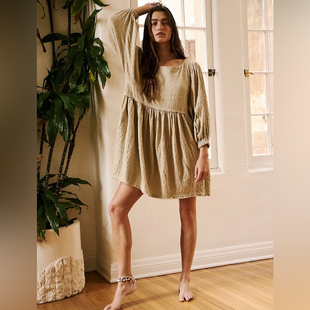 FREE PEOPLE ‘GET OBSESSED BABYDOLL’ DRESS